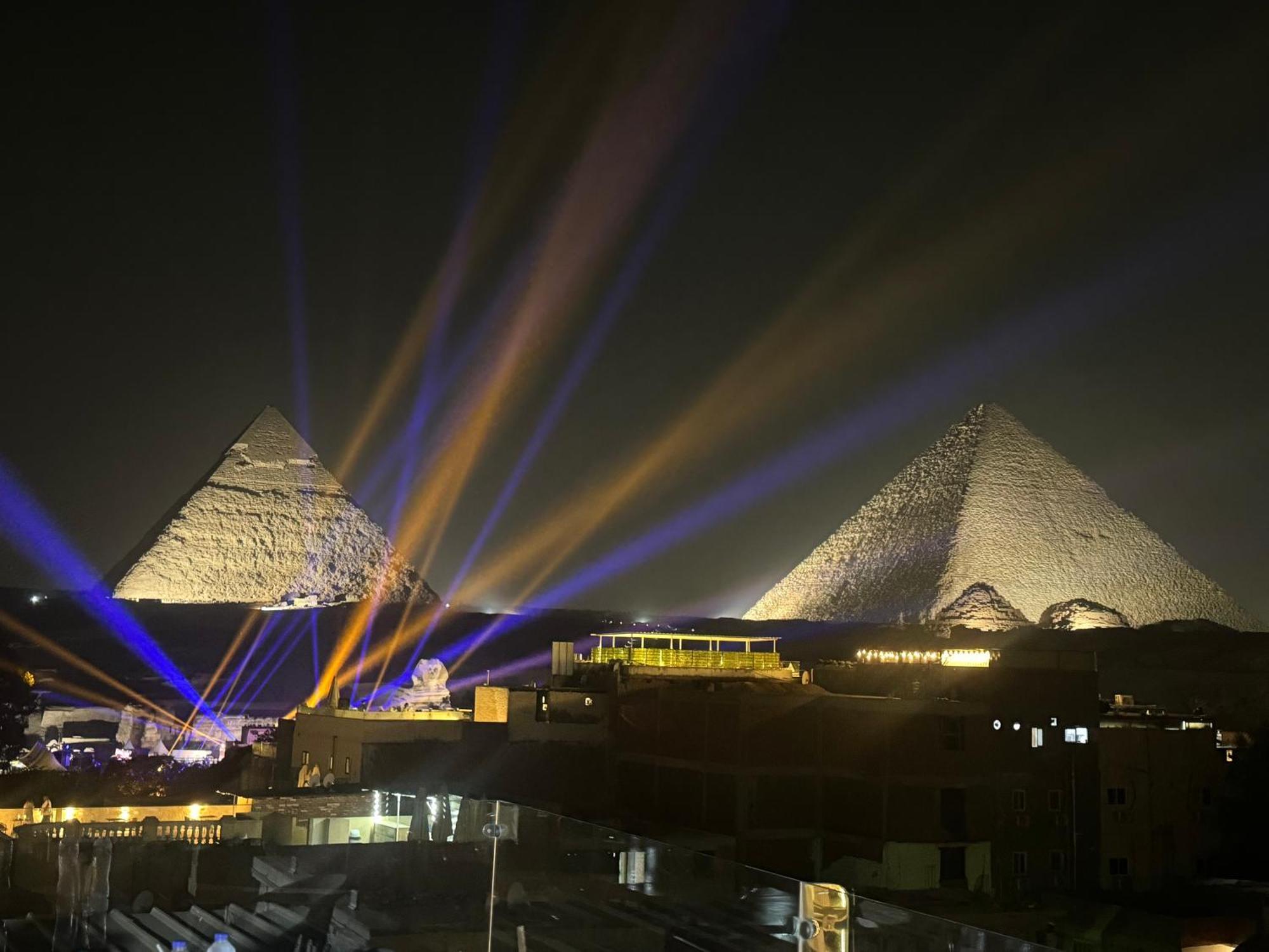 Pyramids And Sphinx Hotel Kafrat al Jabal Exterior photo