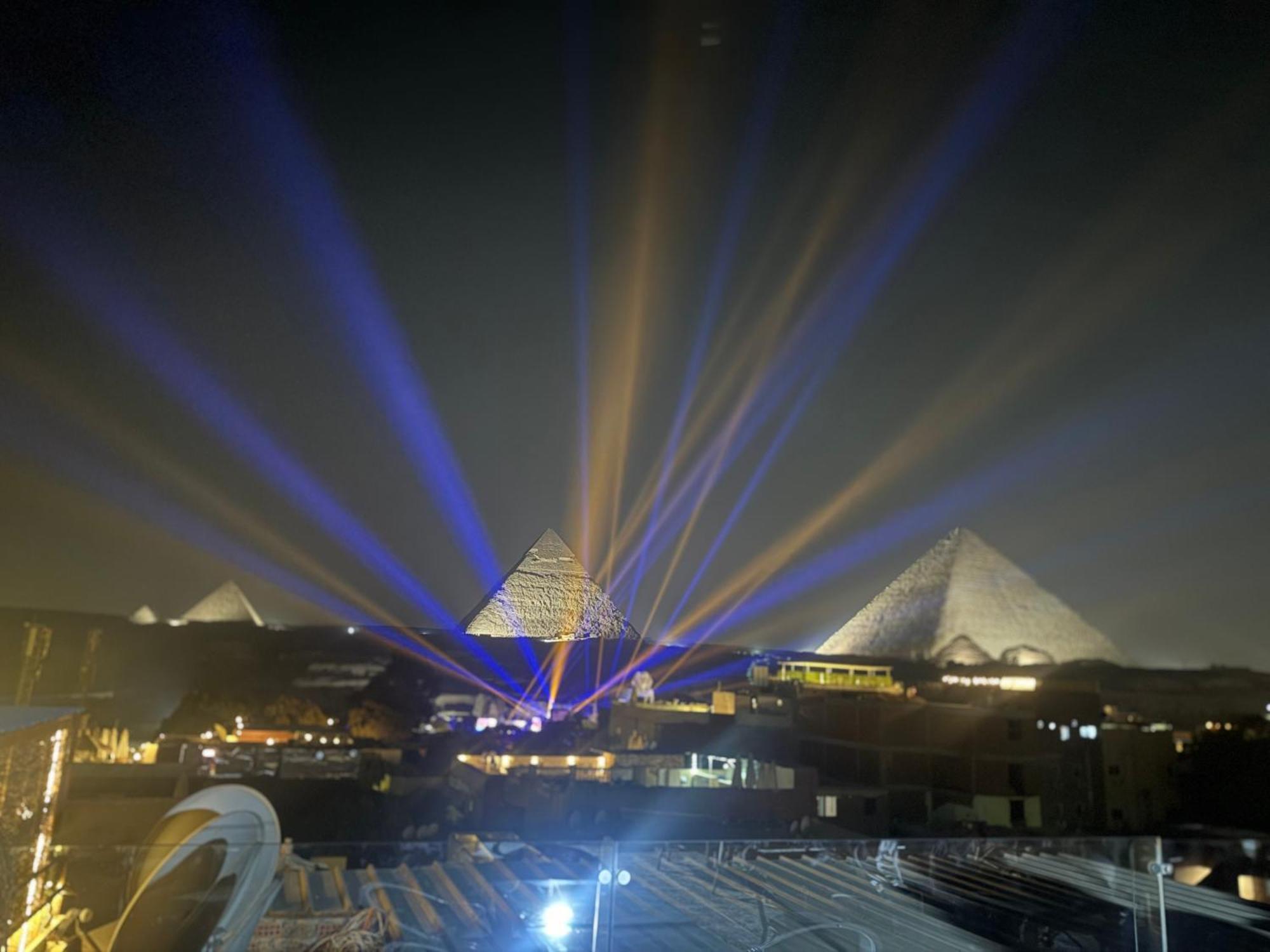 Pyramids And Sphinx Hotel Kafrat al Jabal Exterior photo